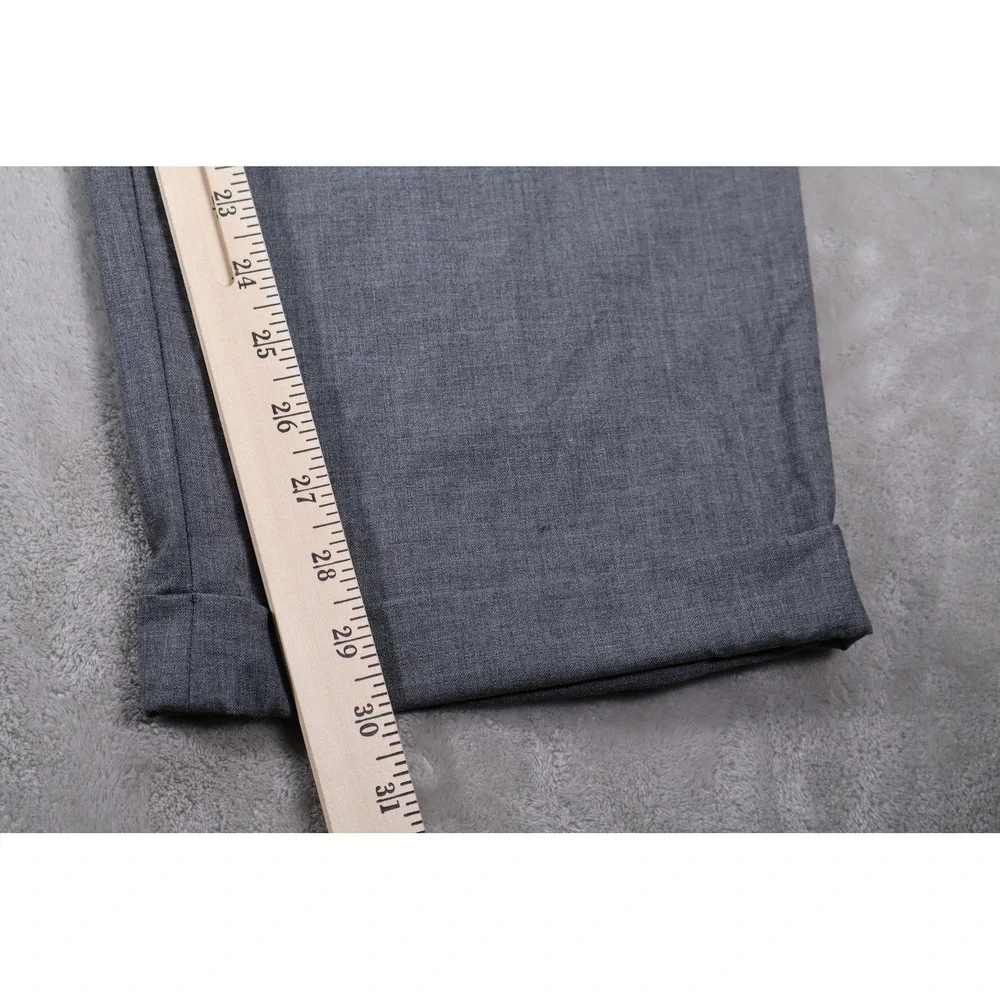 Lauren Ralph Lauren Pants Mens 42x30 Gray Dress Pants Pleated Cuffed Classic